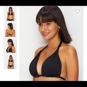 La Blanca Island Goddess Black bikini top 👙